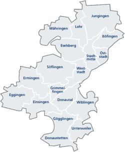 Ulm stadtkarte
